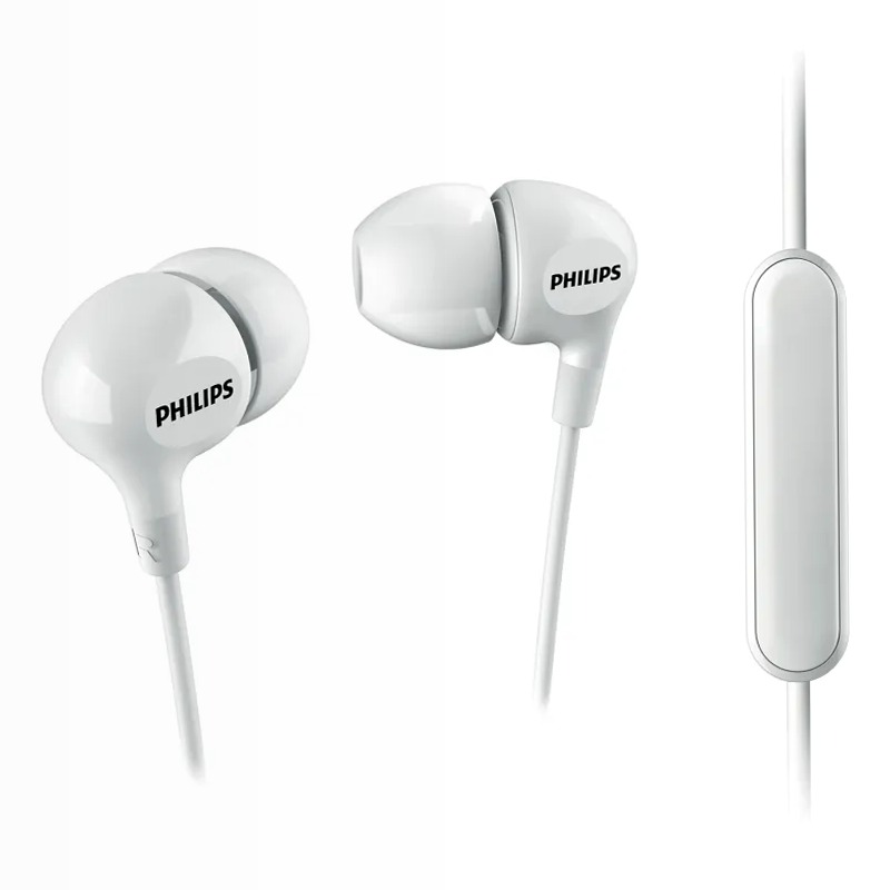 Cuffie con microfono SHE3555WT/00 | Philips Bianco In-Ear