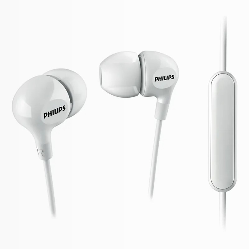 Cuffie con microfono SHE3555WT/00 | Philips Bianco In-Ear