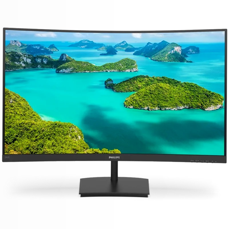 Monitor Philips 241E1SC/00 - Curvo Full HD 24" Nero VA