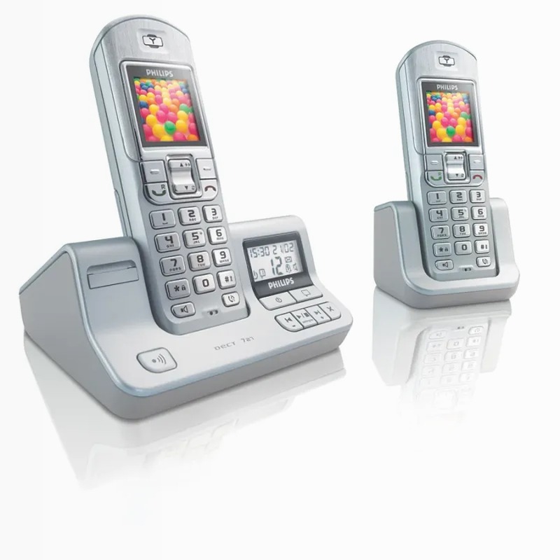 Philips DECT7272S Cordless Phone - Rispondi in Assenza