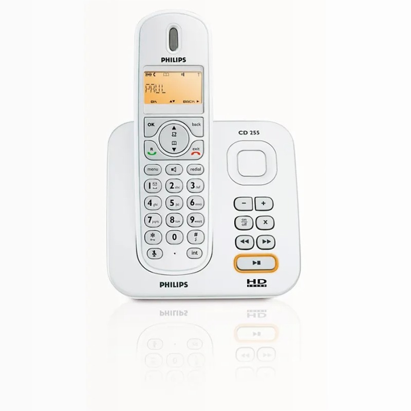 Segreteria per telefono cordless CD2551S/23 | Philips