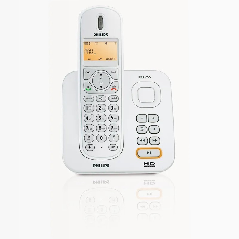 Segreteria per telefono cordless CD2551S/23 | Philips