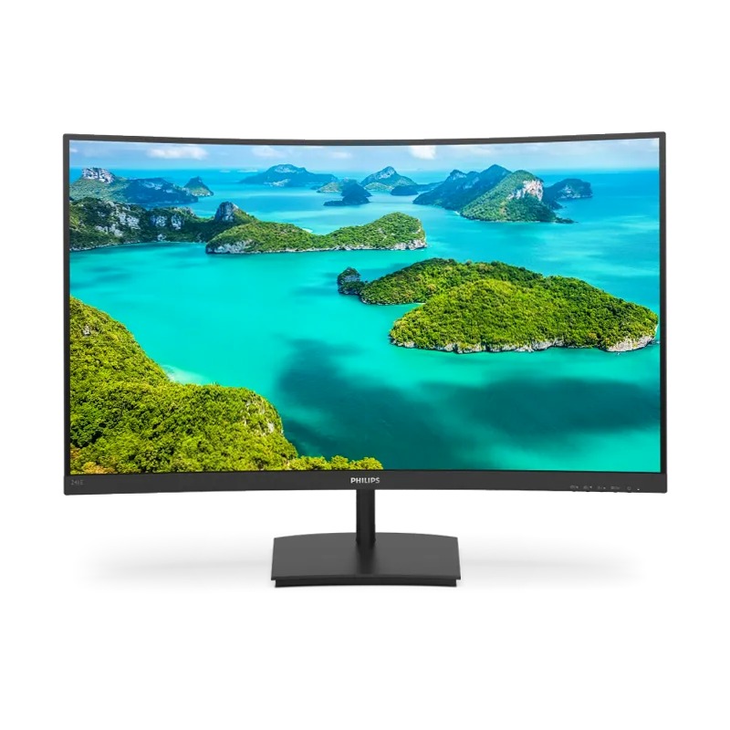 Monitor Philips 241E1SC/01 - Curvo Full HD 24" Nero VA
