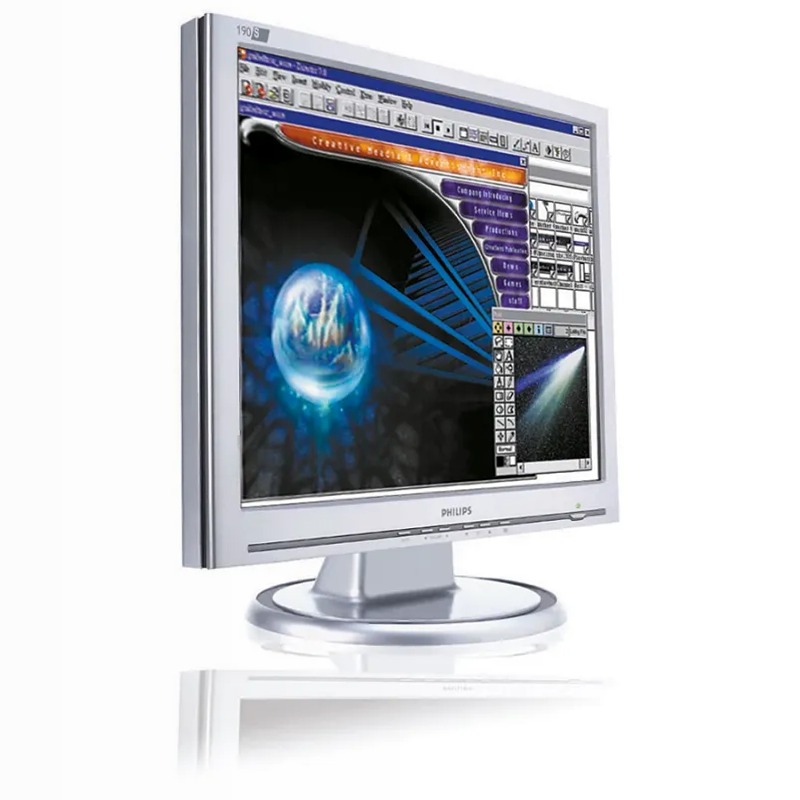 Monitor Philips 190S6FS 19" LCD Nero