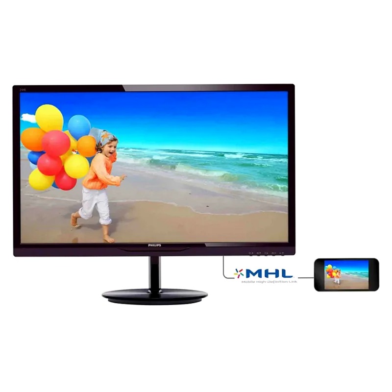 Monitor LCD Philips SmartImage Lite 244E5QHAD/00 Nero IPS