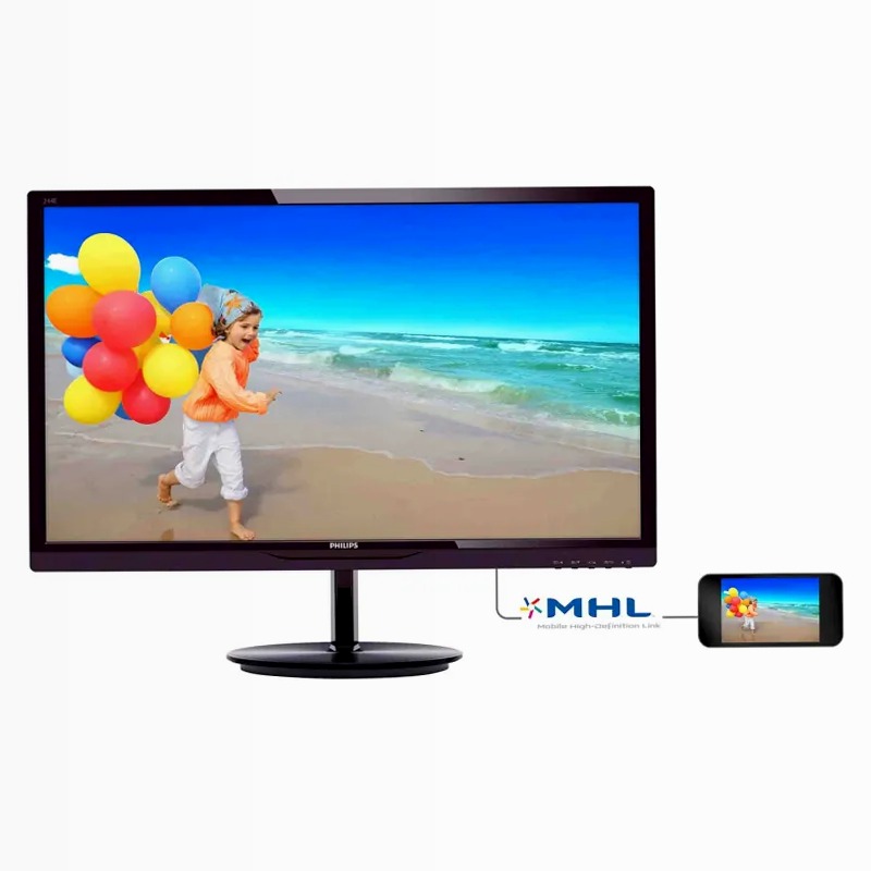 Monitor LCD Philips SmartImage Lite 244E5QHAD/00 Nero IPS