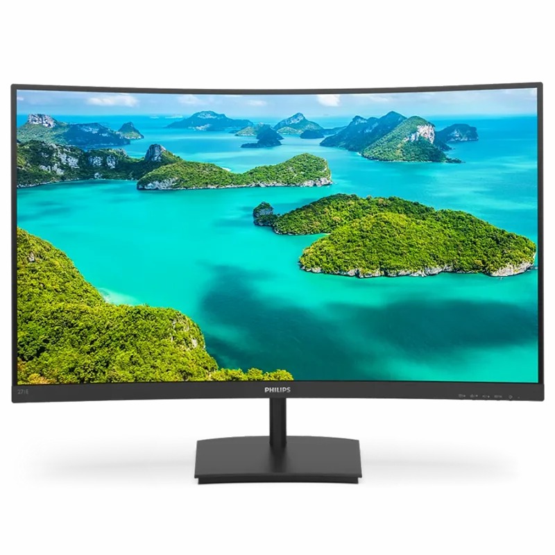 Monitor LCD curvo Full HD 271E1SCA/01 | Philips 27" Nero VA