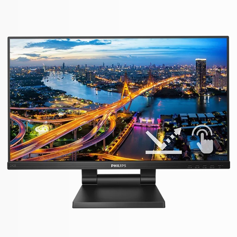 Monitor LCD Philips SmoothTouch 242B1TC/00 Nero IPS