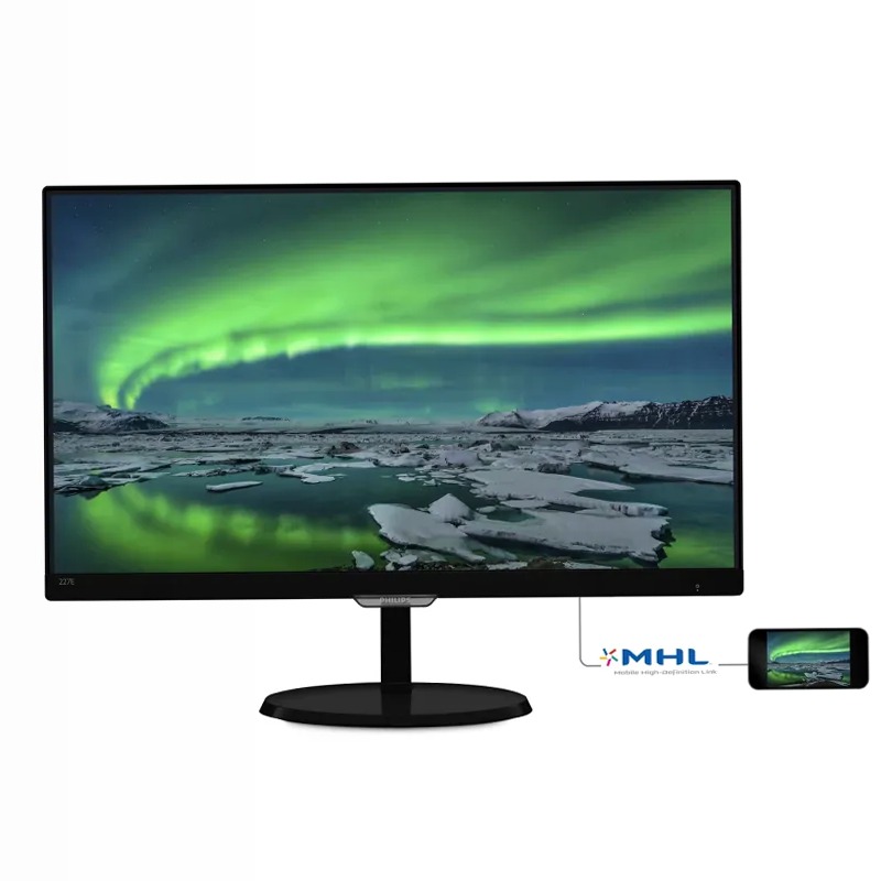 Monitor LCD Philips 227E7QDSB/00 22" Nero IPS