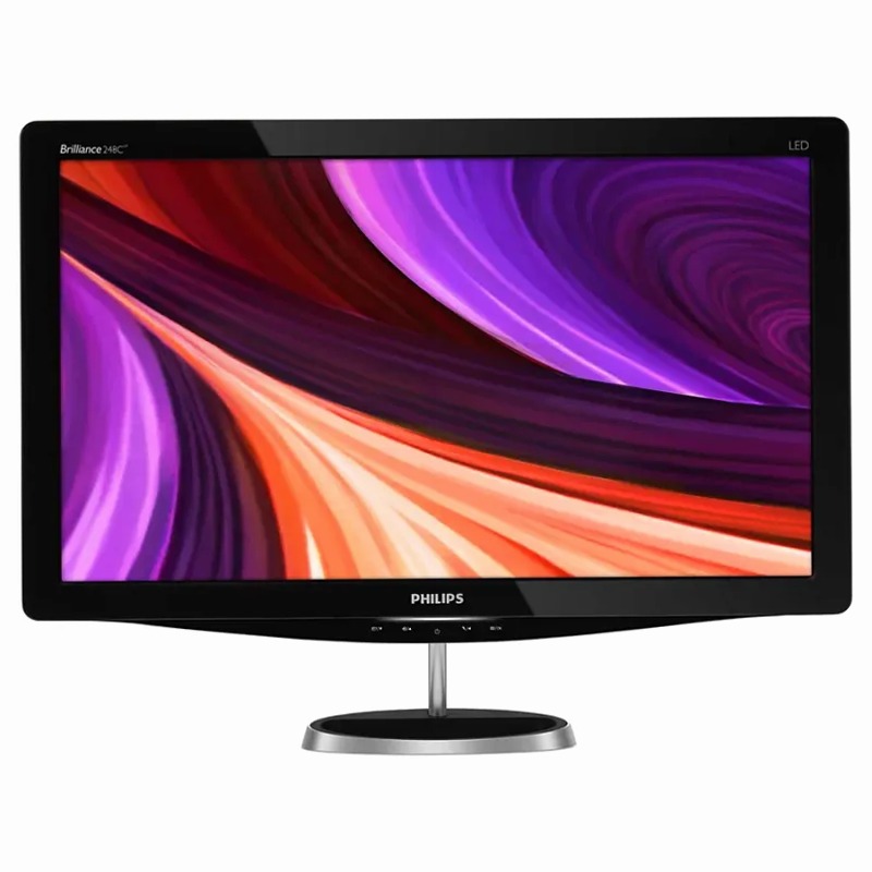 Brilliance Monitor LED 248C3LHSB/00 | Philips 24" Bianco
