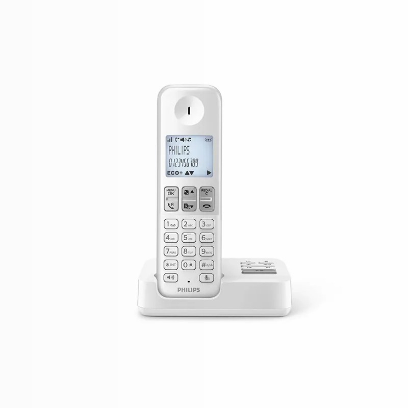 Philips D2551W/05 - Telefono Cordless con Segreteria