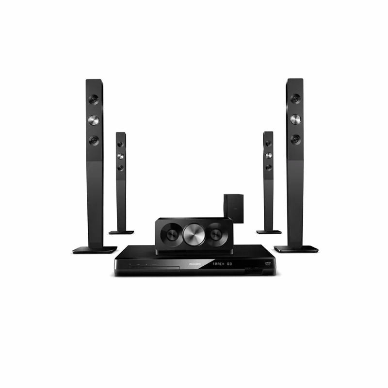 Home Theater Philips HTS5553 - Audio Surround Potente Nero
