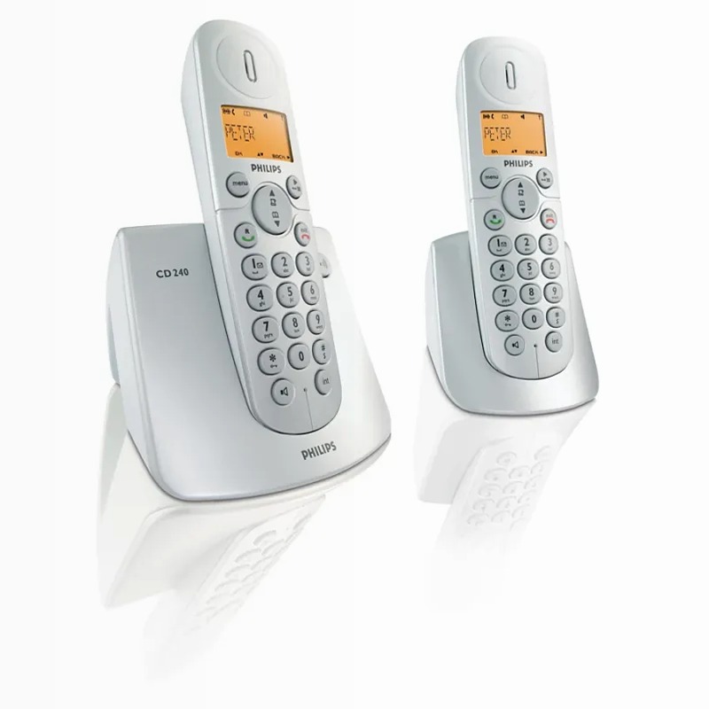 CD2402S - Telefono a radiofonia Philips
