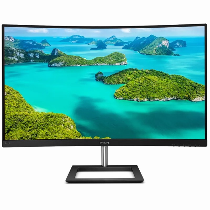 Monitor LCD curvo Full HD 271E1CA/01 | Philips 27" Nero VA
