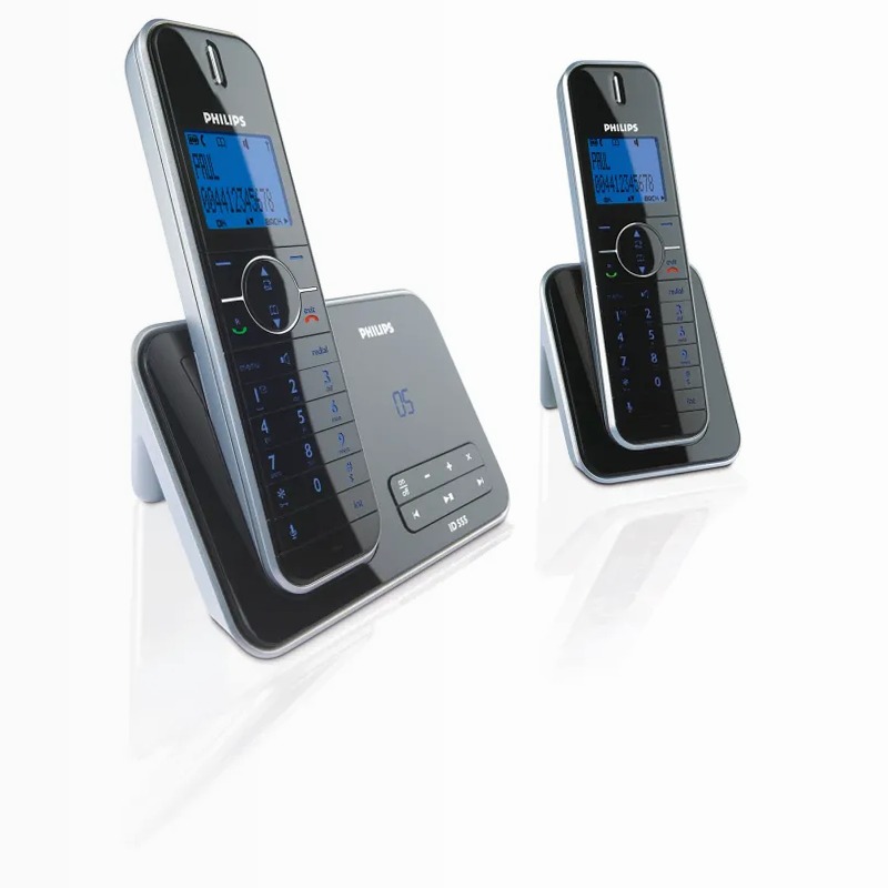 Philips ID5552B Cordless Phone con Rispondi automatico