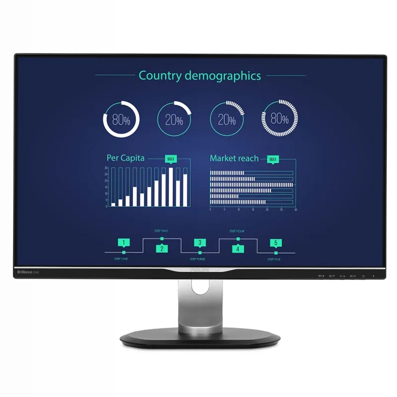 Monitor LCD Philips B-Line 258B6QUEB/00 Beige IPS