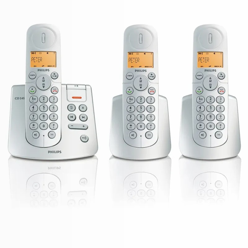 Segreteria per telefono cordless Philips CD2453S/24