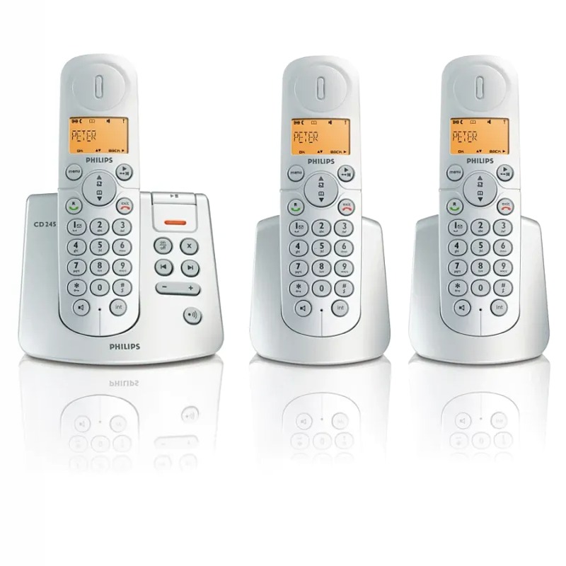 Segreteria per telefono cordless Philips CD2453S/24