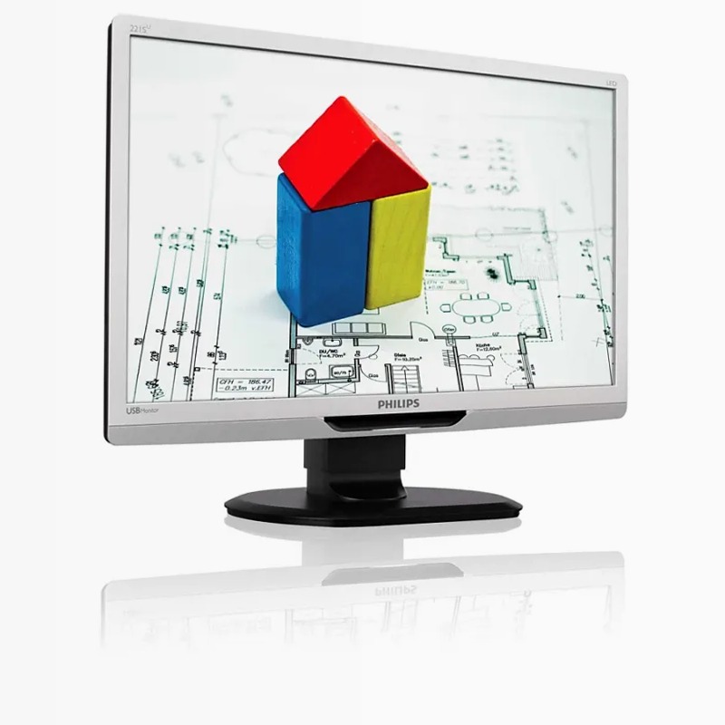 Monitor LCD Philips 221S3UCS/00 22" Argento
