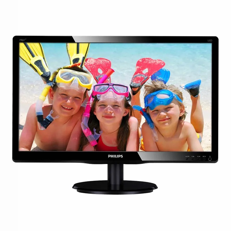 Monitor LCD Philips 196V4LAB2/01 Nero 1920 x 1080