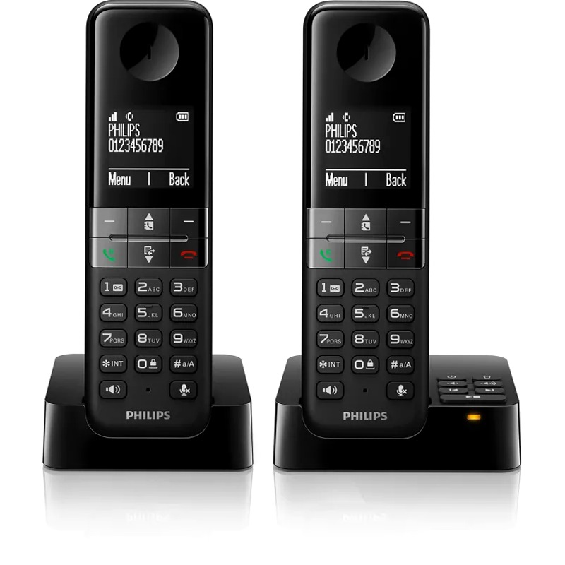 Philips D4552B/22 - Telefono Cordless Elegante