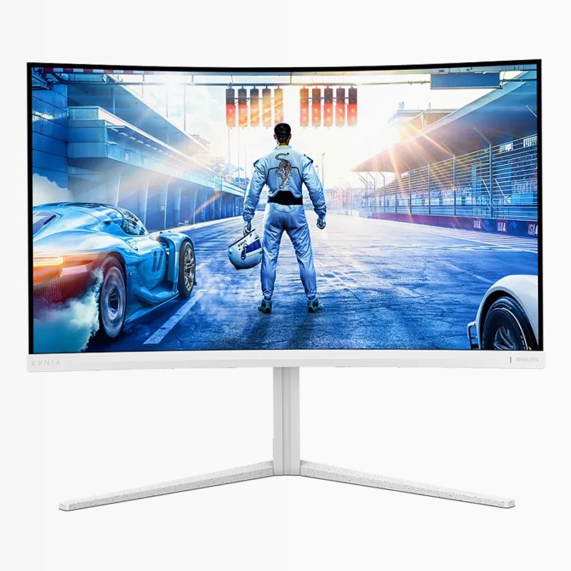 Curved Fast VA Gaming Monitor - Evnia 32" Bianco