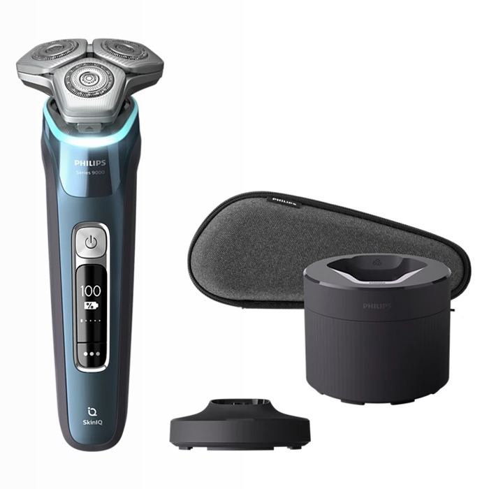 Philips Shaver Series 9000 - Rasoio elettrico Wet & Dry con SkinIQ