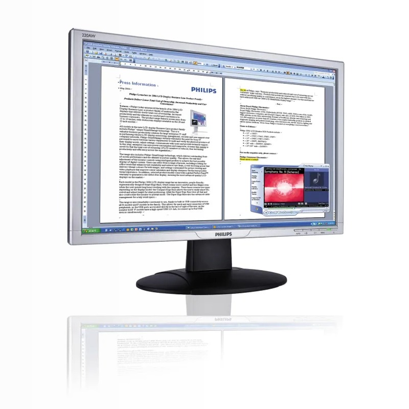 Monitor Philips 220AW8FS/00 - Widescreen LCD 22" 1920 x 1080