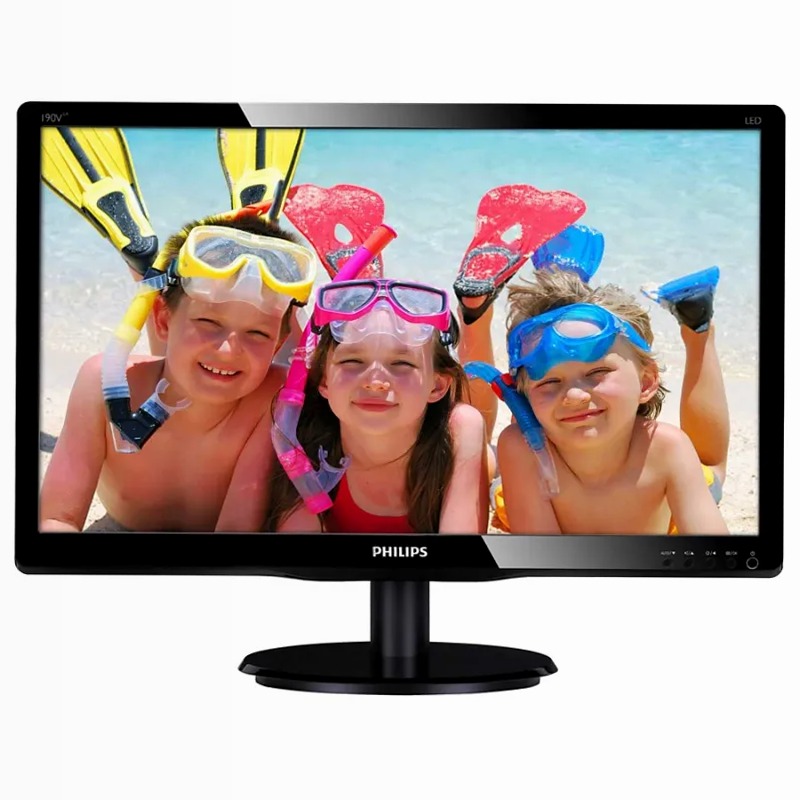 Monitor LCD Philips 190V4LSB2/01 Nero