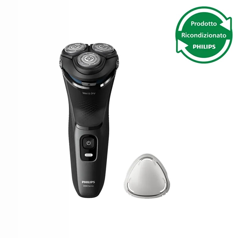 Shaver 3000 Series Philips - Rasoio elettrico Wet & Dry ricondizionato S3145/00R1