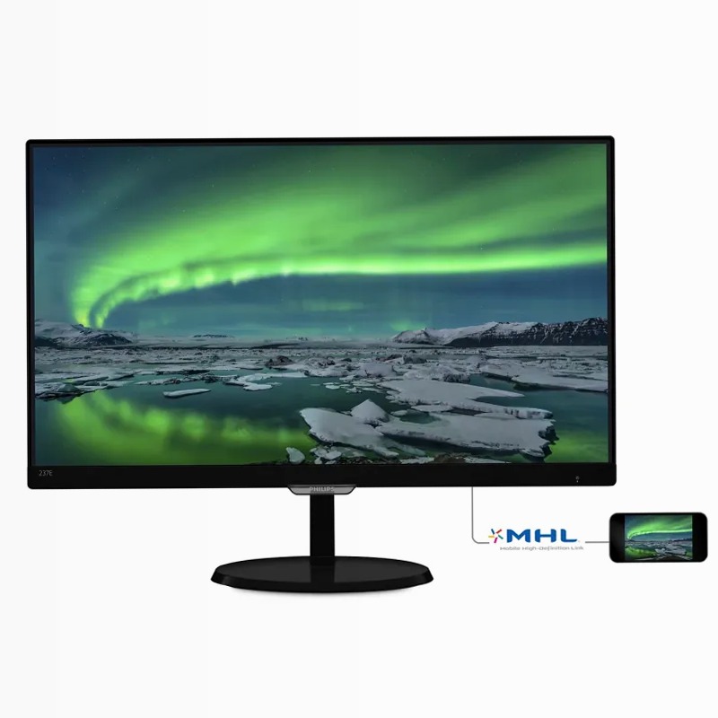 Monitor LCD Philips 237E7QDSB/00 Nero IPS
