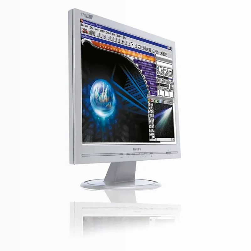 Monitor Philips 170S6FG 17" LED Beige OLED