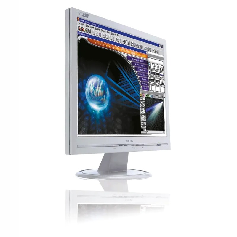 Monitor Philips 170S6FG 17" LED Beige OLED