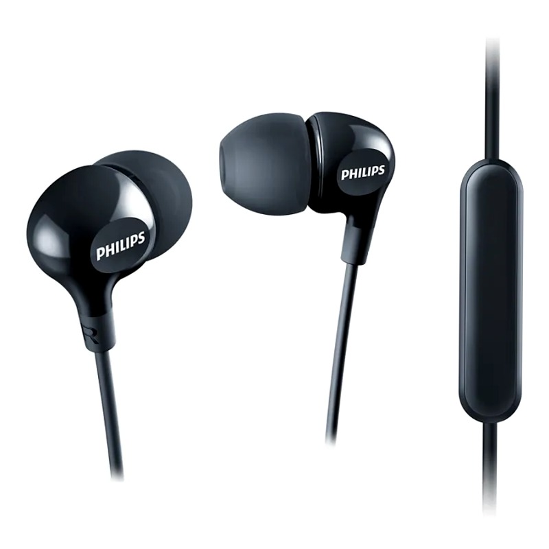 Cuffie con microfono SHE3555BK/00 | Philips Nero In-Ear