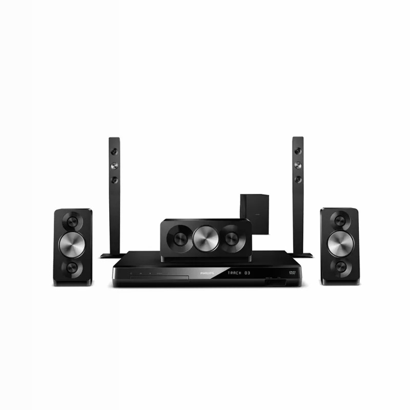 Home Theater Philips HTS5543 - Audio Surround Potente Nero