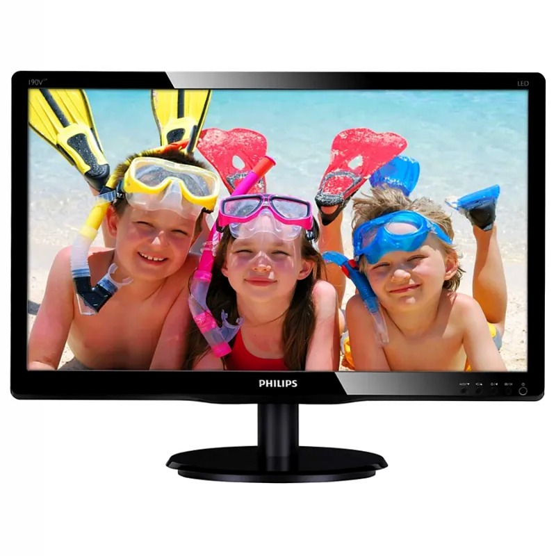 Monitor LCD Philips 190V4LAB/00 19" Nero