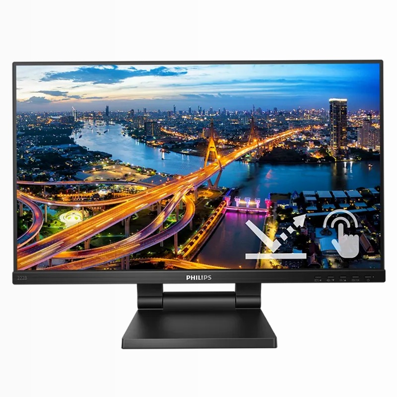 Monitor LCD Philips SmoothTouch 222B1TC/01 22" Nero IPS