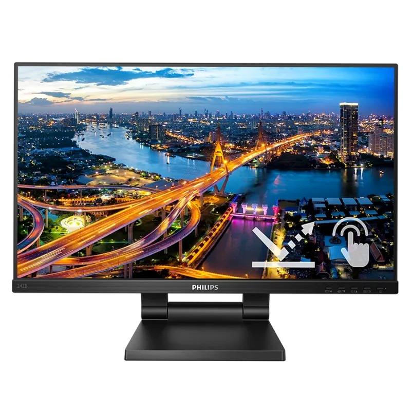 Monitor LCD Philips SmoothTouch 242B1TC/01 Nero IPS