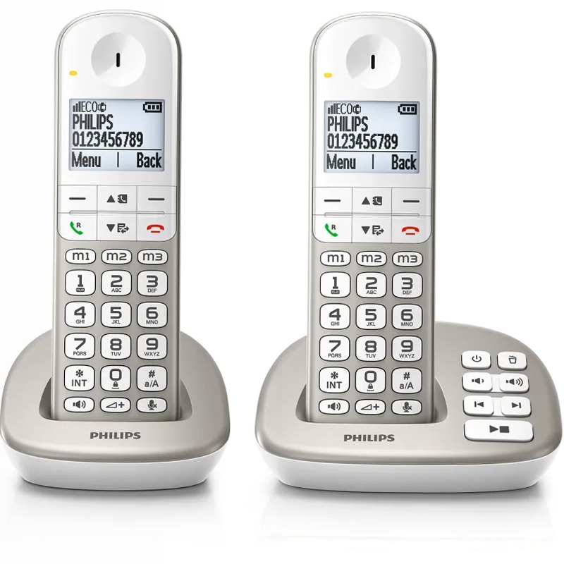 Philips XL4952S/22 - Telefono Cordless con Segreteria