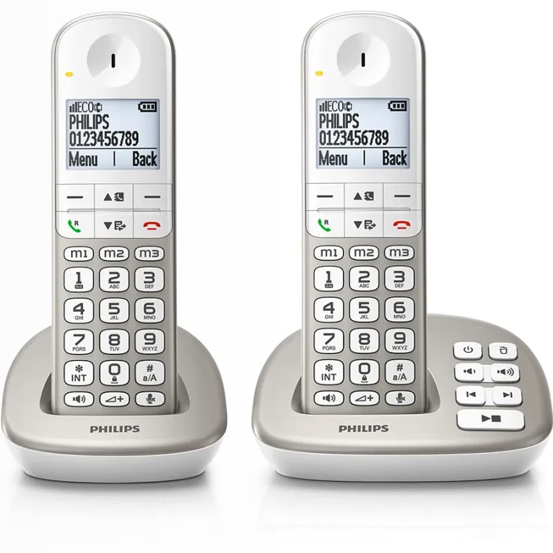 Philips XL4952S/22 - Telefono Cordless con Segreteria