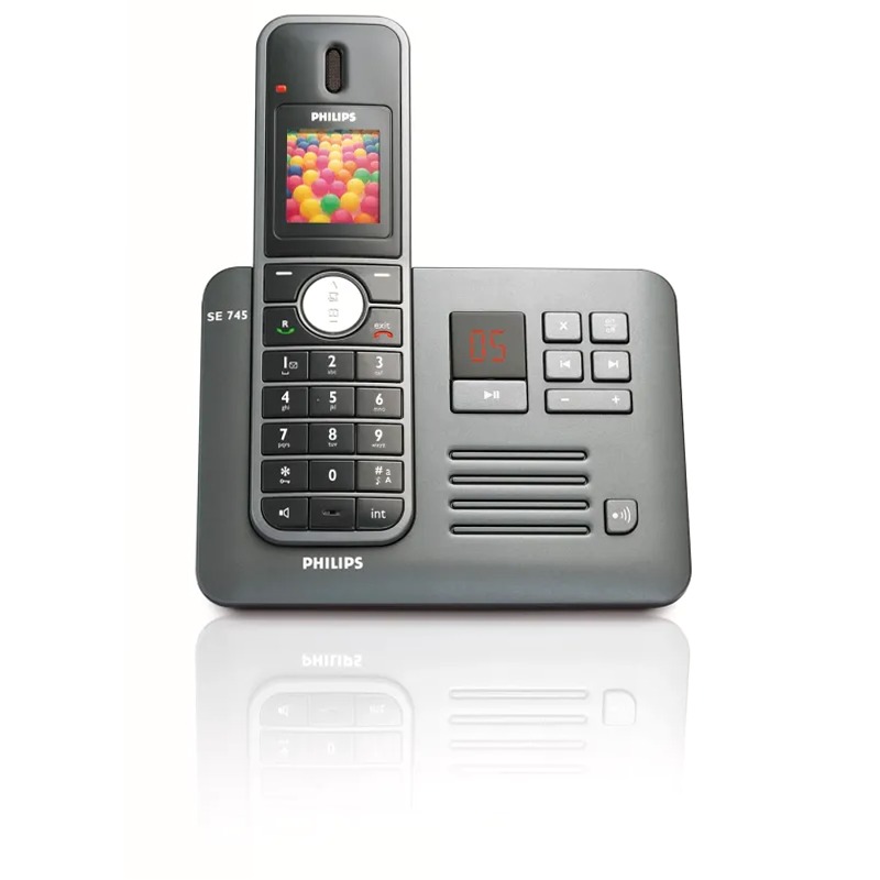 Segreteria per telefono cordless SE7451B/24 | Philips