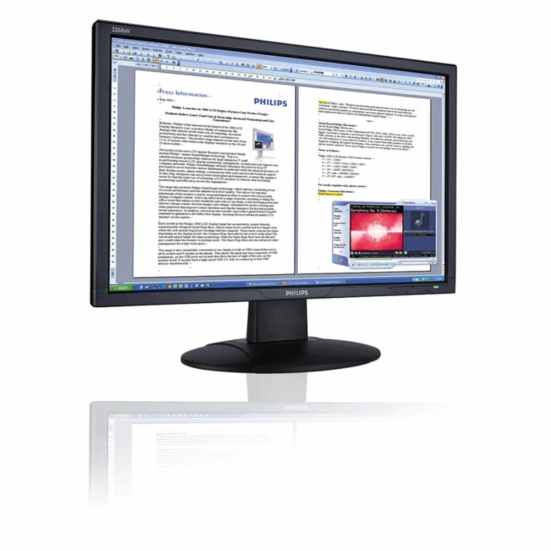 Monitor Philips 220AW8FB/00 22" LCD 1920 x 1080