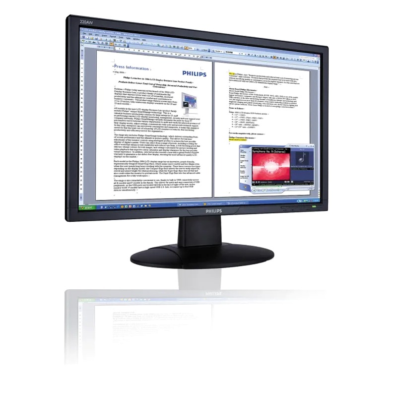 Monitor Philips 220AW8FB/00 22" LCD 1920 x 1080