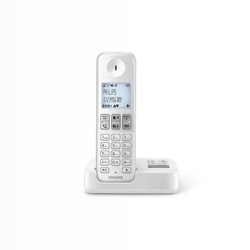Philips D2551W/34 - Telefono Cordless con Segreteria