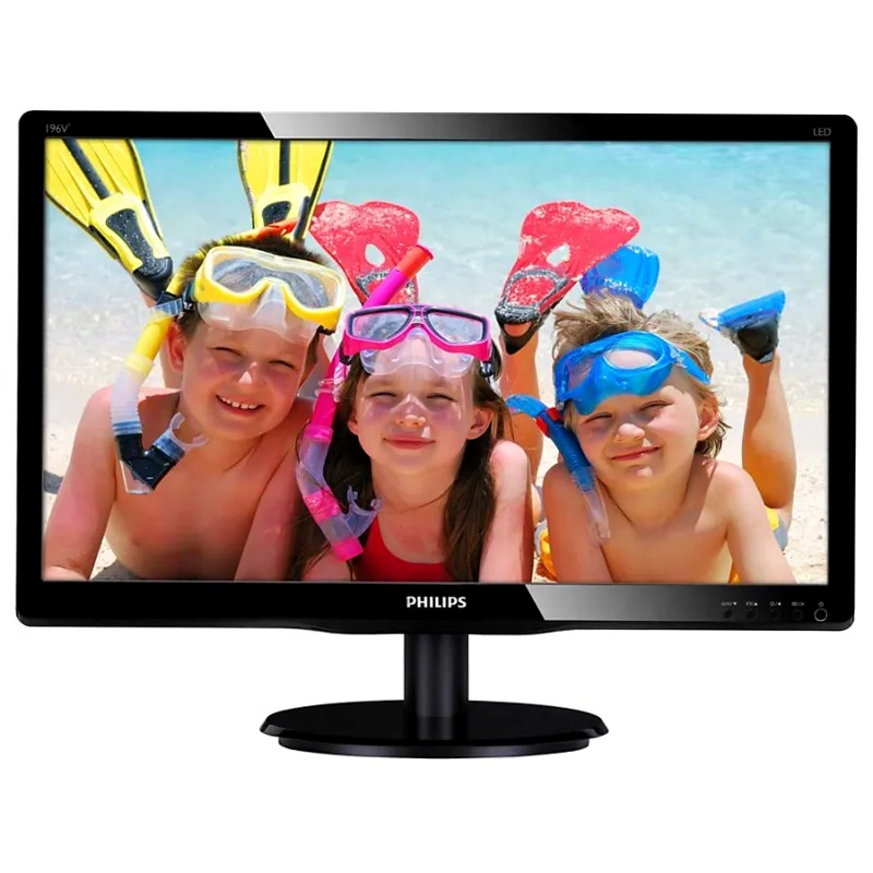 Monitor LCD Philips 196V4LSB2/10 Nero 1920 x 1080
