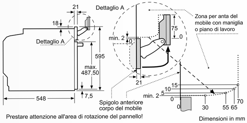 Forno con vapore N 90 Flex Design