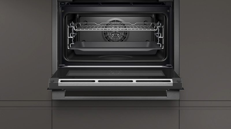 N 90 Forno da incasso compatto a vapore 60 x 45 cm Graphite-Grey