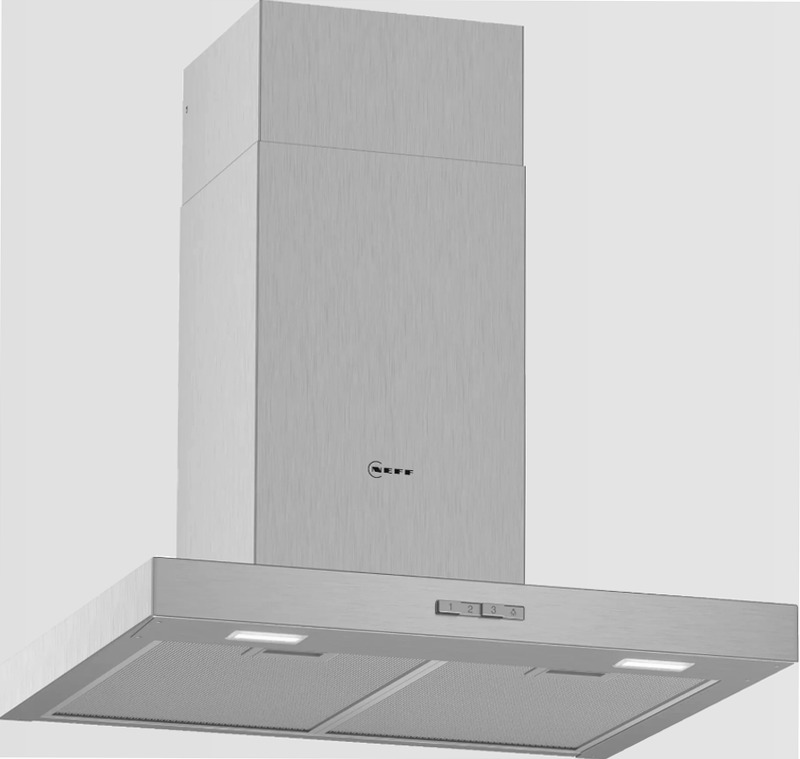 N 30 Cappa a parete 60 cm Acciaio inox