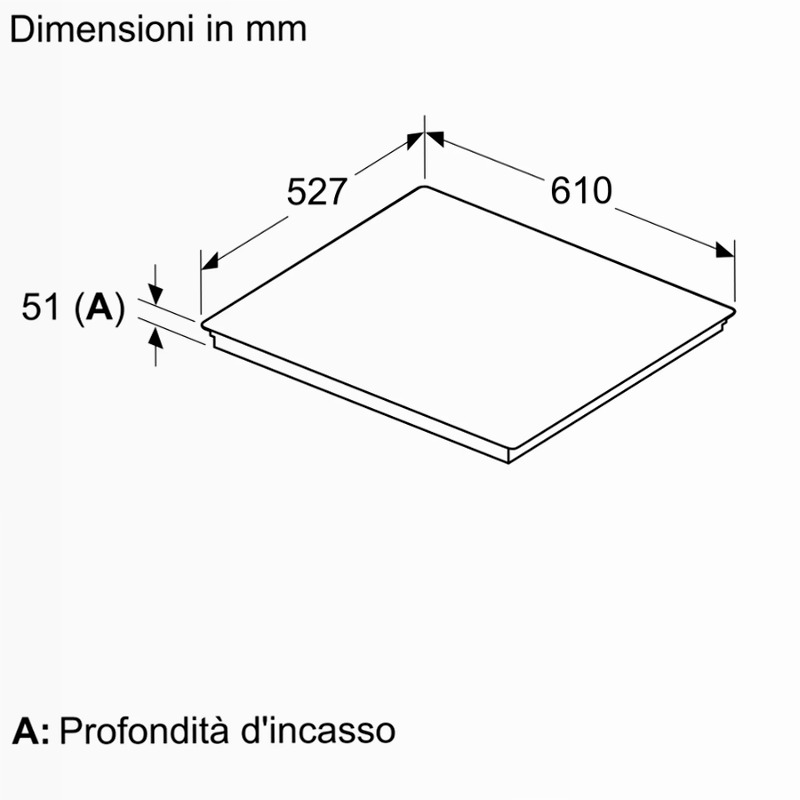 Piano Cottura Induzione 90 cm A