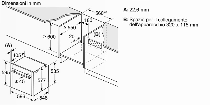 Forno da incasso N 70 Flex Design